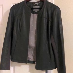 Soia & kyo leather jacket grey